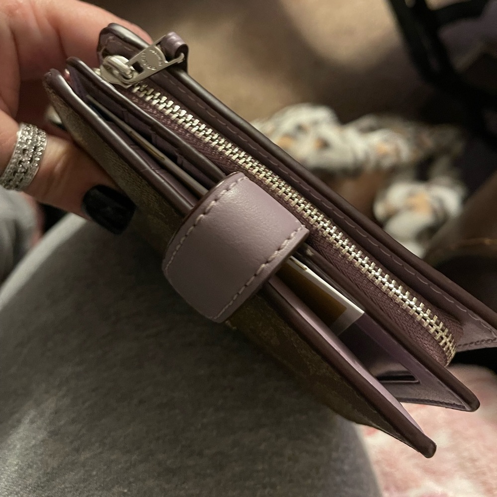Coach snap wallet